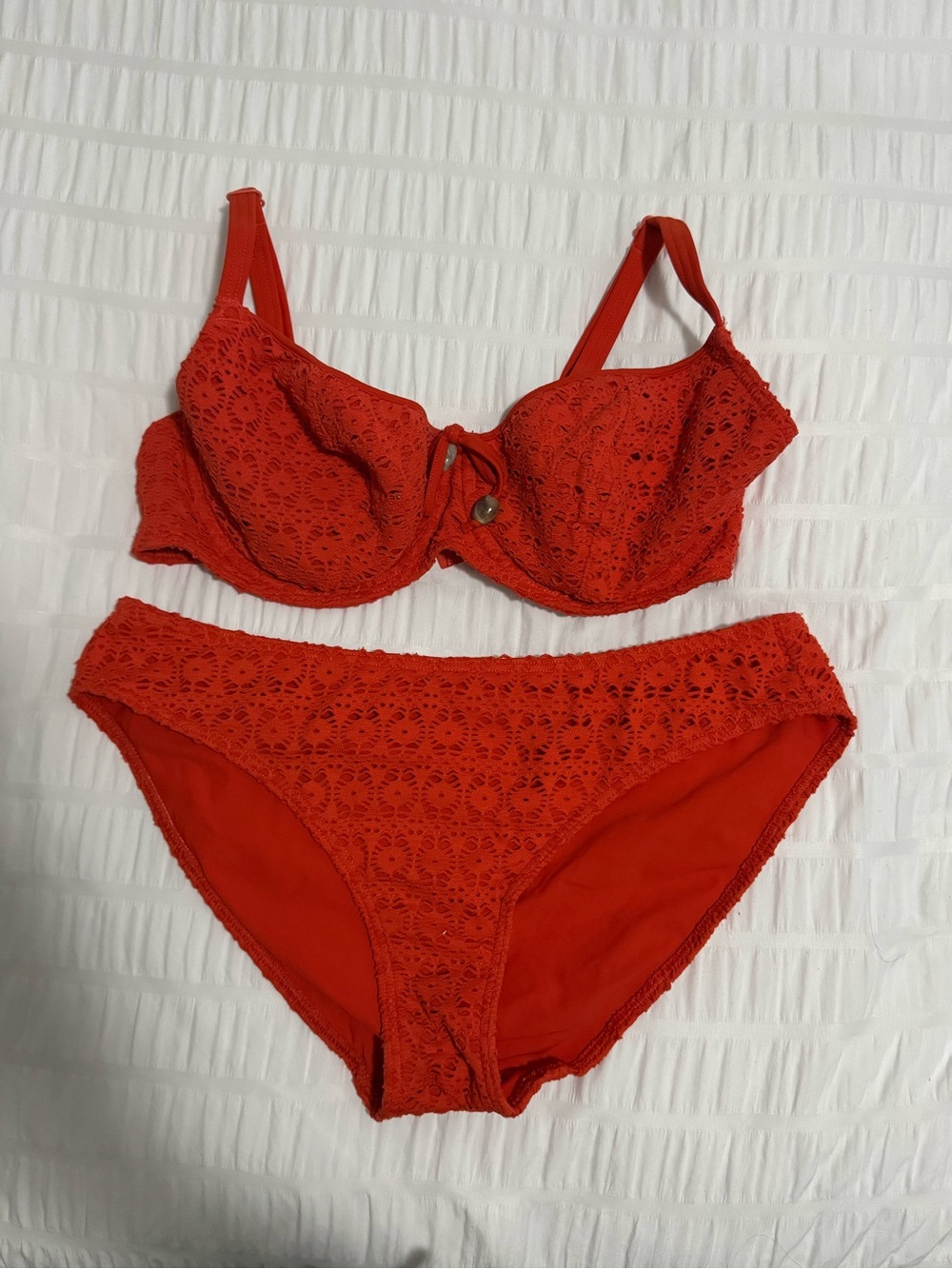 Freya Nomad Nights Crochet Bikini Top and Briefs Set